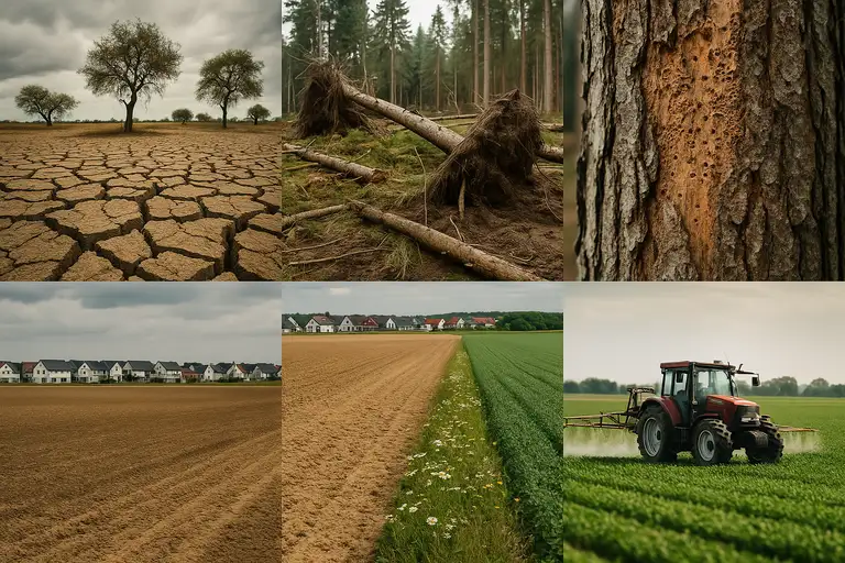 Gefährdungen der Streuobstlandschaft